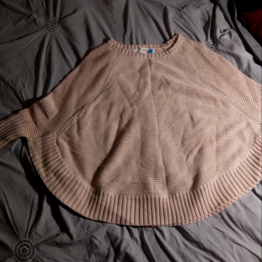 Sweater like poncho